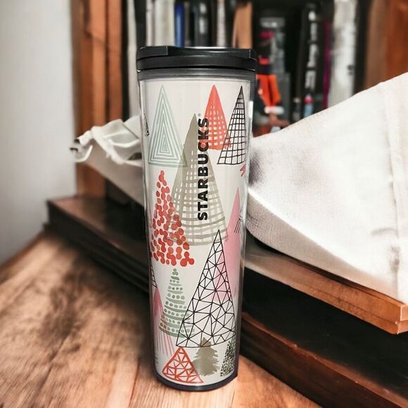 Starbucks Forest Tree Holiday Tumbler 16 oz - Picture 5 of 5